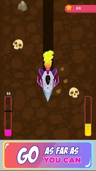 Play Bold Digger - Journey below the Earth as an online game Bold Digger - Journey below the Earth with UptoPlay