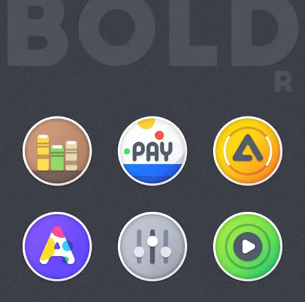 Play Boldr : Icon Pack as an online game Boldr : Icon Pack with UptoPlay