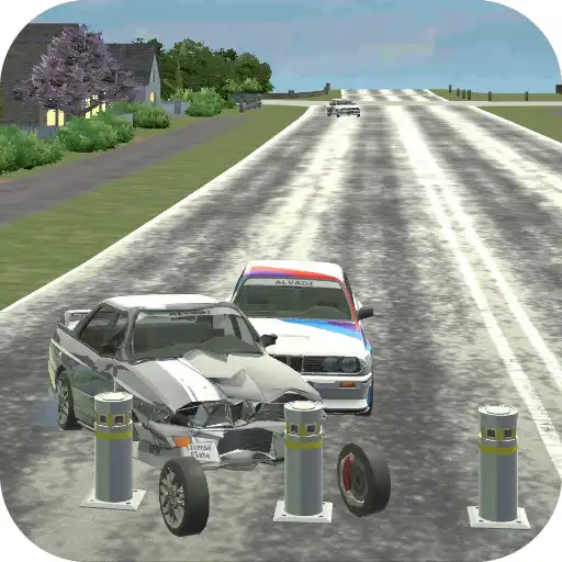 Play Bollard Crash : Physics Sim as an online game Bollard Crash : Physics Sim with UptoPlay