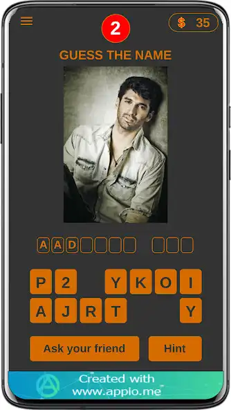 Play BOLLYWOOD ACTORS QUIZ as an online game BOLLYWOOD ACTORS QUIZ with UptoPlay