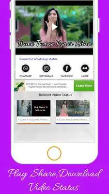 Play Bollywood Lyrical Video Song Status