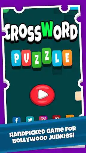 Play Bollywood Movies Crossword Puzzle Game, Guess Quiz  and enjoy Bollywood Movies Crossword Puzzle Game, Guess Quiz with UptoPlay