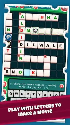 Play Bollywood Movies Crossword Puzzle Game, Guess Quiz as an online game Bollywood Movies Crossword Puzzle Game, Guess Quiz with UptoPlay