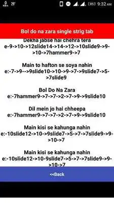 Play Bollywood Songs Guitar Tabs