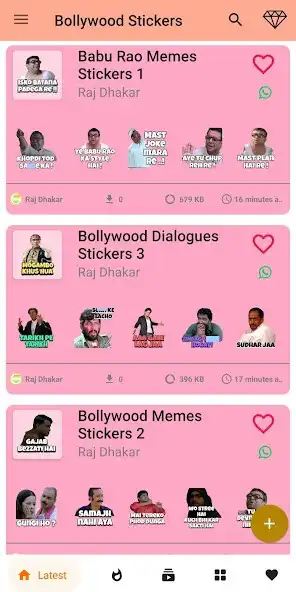Play Bollywood Stickers For WhatsAp as an online game Bollywood Stickers For WhatsAp with UptoPlay
