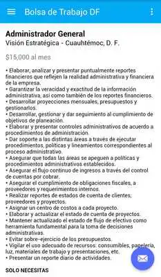 Play Bolsa de Trabajo DF