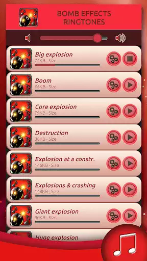 Play Bomb Effects Ringtones
