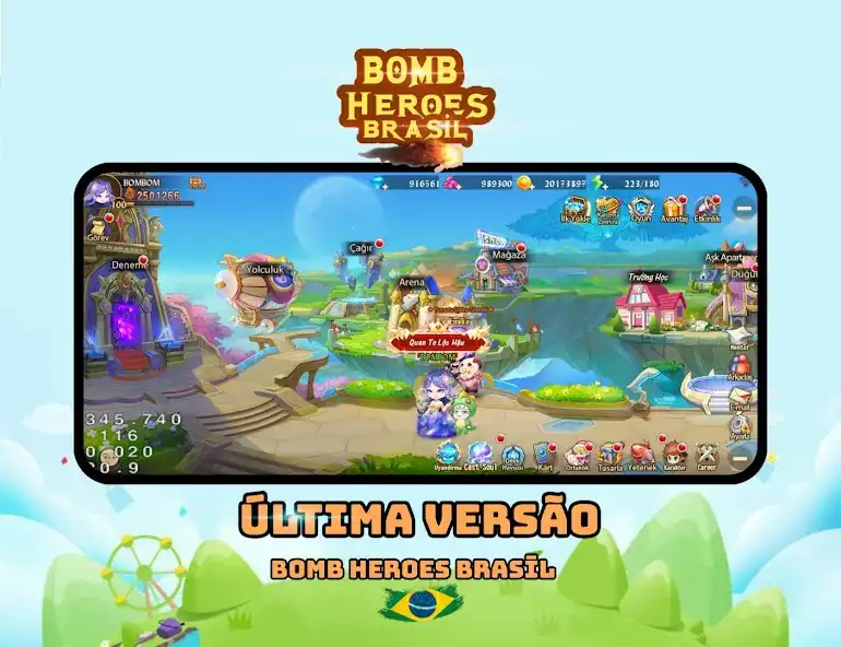 Play Bomb Heroes - Brasil  and enjoy Bomb Heroes - Brasil with UptoPlay