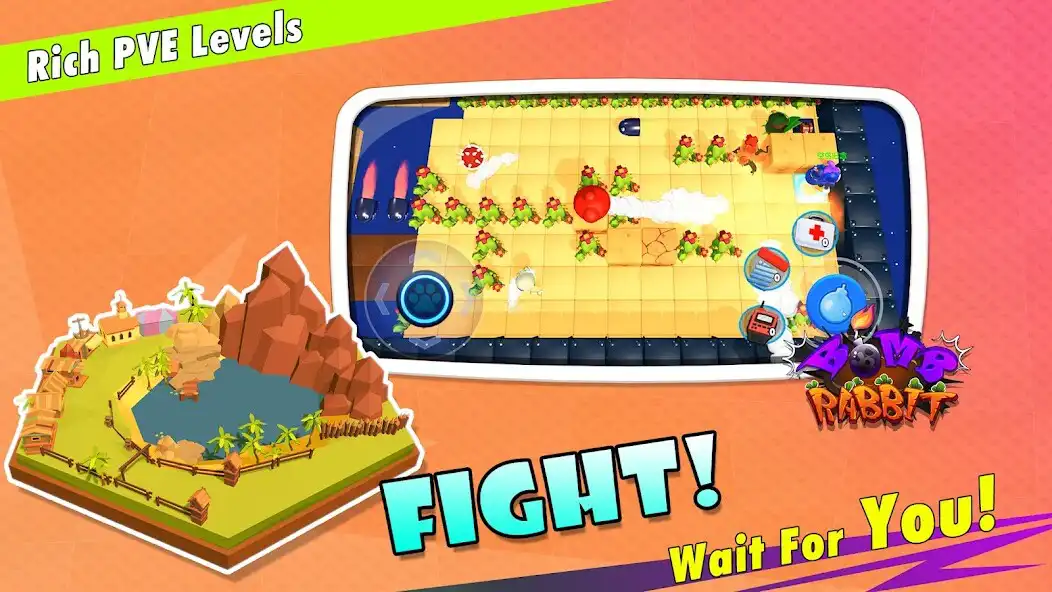 Play Bomb Rabbit as an online game Bomb Rabbit with UptoPlay