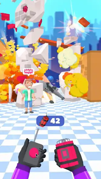 Play Bomb Throw 3D  and enjoy Bomb Throw 3D with UptoPlay