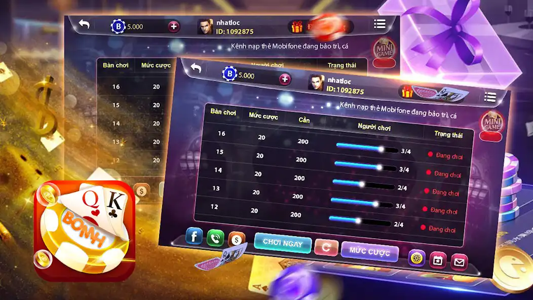 Play BomH Ban Ca Online - Game Bai Doi Thuong as an online game BomH Ban Ca Online - Game Bai Doi Thuong with UptoPlay
