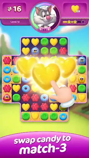 Play Bon Bon Blast as an online game Bon Bon Blast with UptoPlay