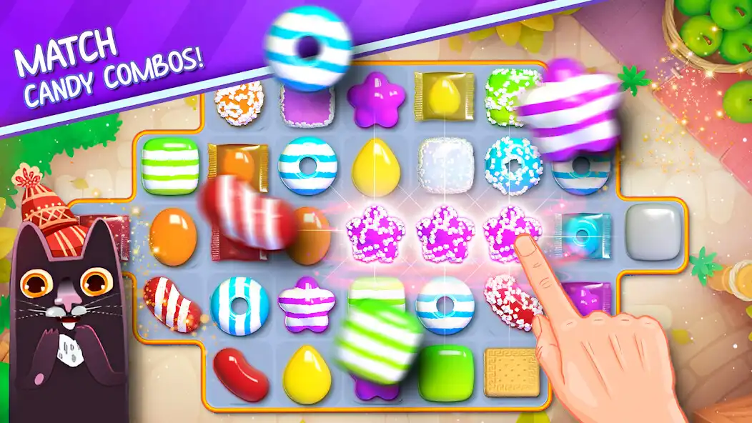 Play Bonbon Match Candy Fairy Tales  and enjoy Bonbon Match Candy Fairy Tales with UptoPlay