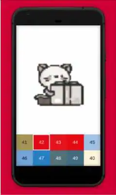 Bongo Cat Pixel Art online game with UptoPlay