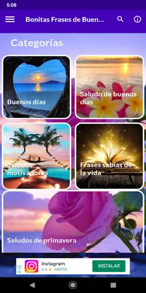 Play Bonitas Frases de Buenos Días.  and enjoy Bonitas Frases de Buenos Días. with UptoPlay