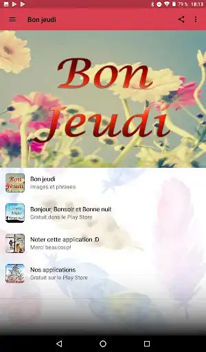 Play Bon Jeudi - Images et phrases and enjoy Bon Jeudi - Images et phrases with UptoPlay Play Bon Jeudi - Images et phrases and enjoy Bon Jeudi - Images et phrases with UptoPlay
