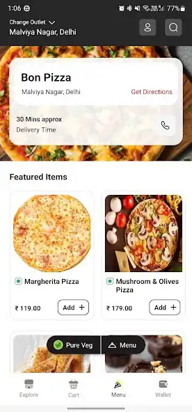Play Bon Pizza as an online game Bon Pizza with UptoPlay