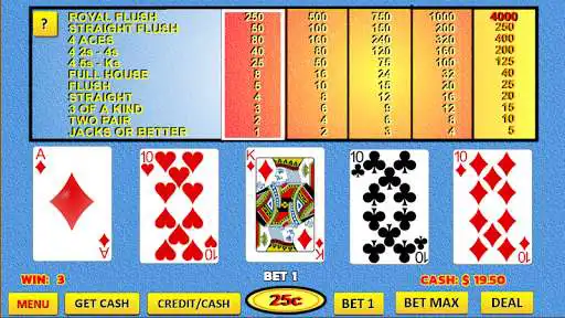 Play Bonus and Double Bonus Video Poker  and enjoy Bonus and Double Bonus Video Poker with UptoPlay