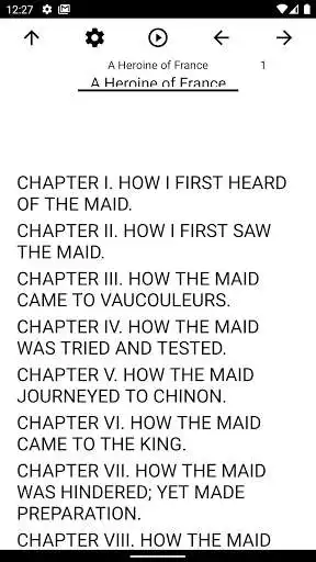 Play Book, A Heroine of France  and enjoy Book, A Heroine of France with UptoPlay