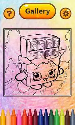 Play Book Art Shopkins Coloring Draw