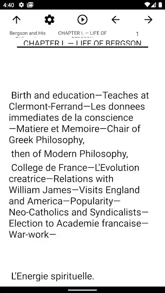 Play Book, Bergson and His Philosop as an online game Book, Bergson and His Philosop with UptoPlay