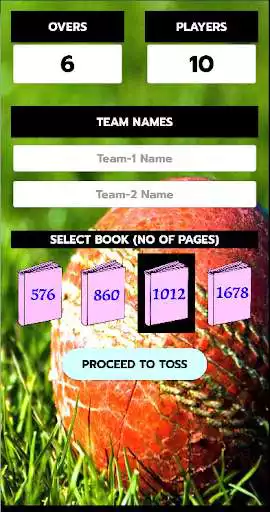 Play Book Cricket as an online game Book Cricket with UptoPlay