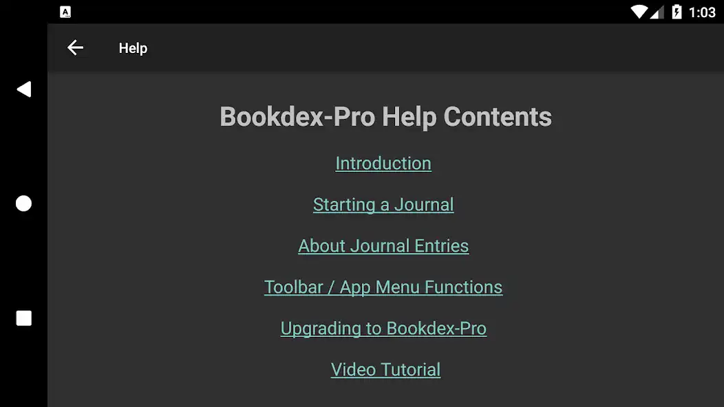 Play Bookdex-Pro: Customizable, organised book notes as an online game Bookdex-Pro: Customizable, organised book notes with UptoPlay