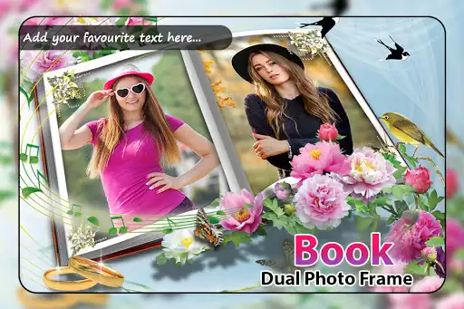 Play Book Dual Photo Frame as an online game Book Dual Photo Frame with UptoPlay