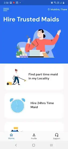 Play Bookmybai- Hire reliable maid as an online game Bookmybai- Hire reliable maid with UptoPlay