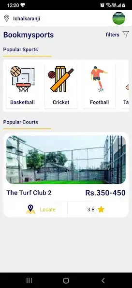 Play Book My Sports  and enjoy Book My Sports with UptoPlay