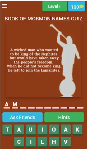 Play Book of Mormon Names Quiz as an online game Book of Mormon Names Quiz with UptoPlay