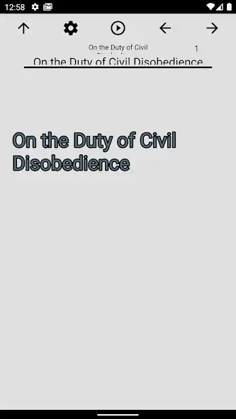 Play Book, On the Duty of Civil Disobedience  and enjoy Book, On the Duty of Civil Disobedience with UptoPlay