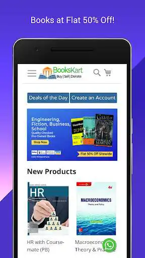 Play BooksKart - Marketplace for Pre-Owned Books  and enjoy BooksKart - Marketplace for Pre-Owned Books with UptoPlay