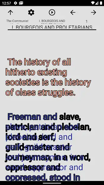 Play Book, The Communist Manifesto as an online game Book, The Communist Manifesto with UptoPlay