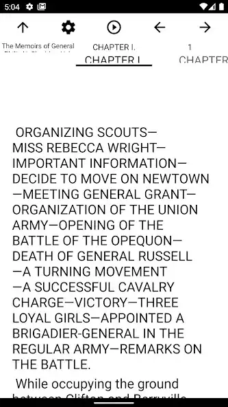 Play Book, The Memoirs of General P as an online game Book, The Memoirs of General P with UptoPlay