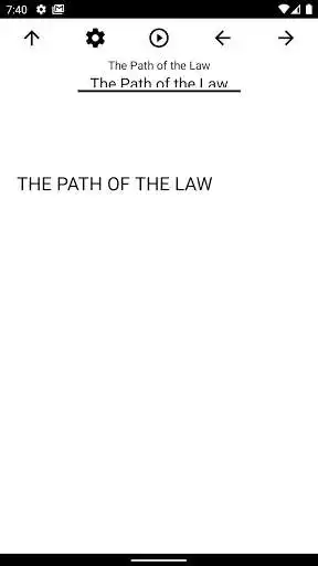 Play Book, The Path of the Law  and enjoy Book, The Path of the Law with UptoPlay