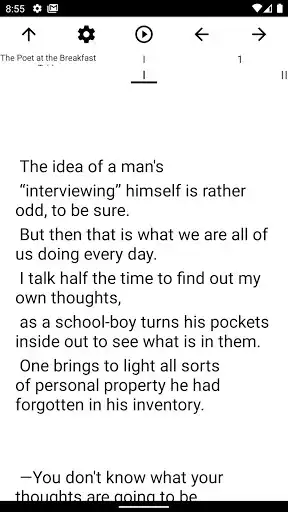 Play Book, The Poet at the Breakfast Table as an online game Book, The Poet at the Breakfast Table with UptoPlay