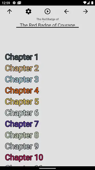 Play Book, The Red Badge of Courage  and enjoy Book, The Red Badge of Courage with UptoPlay