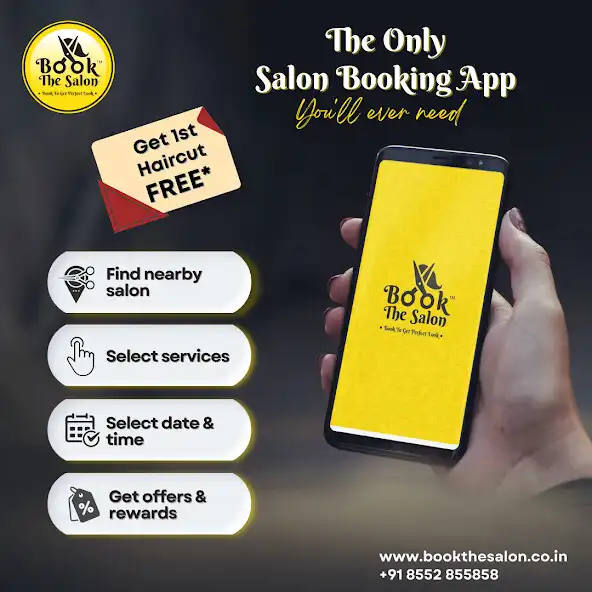 Play Book The Salon- Customer App  and enjoy Book The Salon- Customer App with UptoPlay