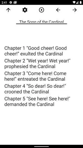 Play Book, The Song of the Cardinal  and enjoy Book, The Song of the Cardinal with UptoPlay