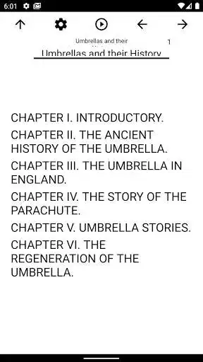 Play Book, Umbrellas and their History  and enjoy Book, Umbrellas and their History with UptoPlay