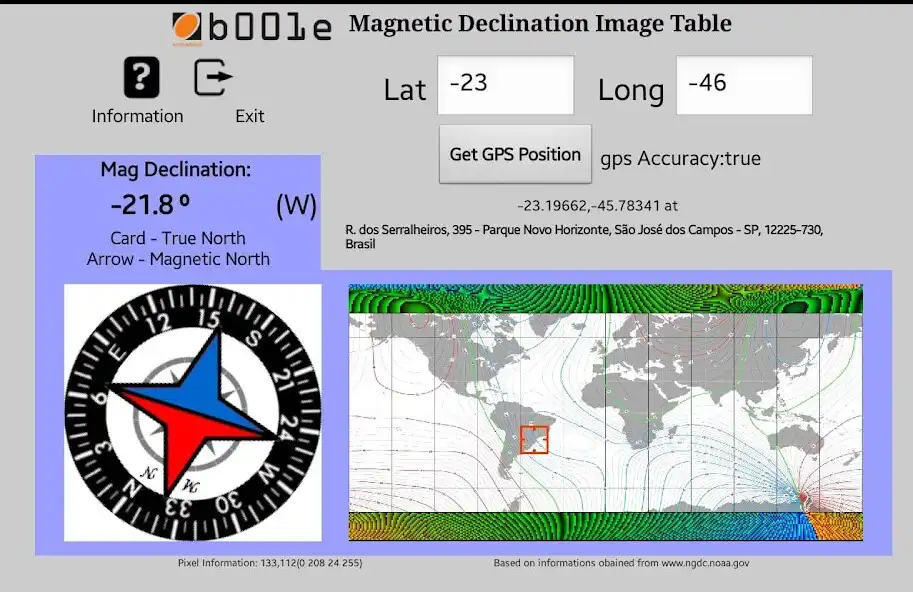 Play Boole Magnetic Declination Image Table  and enjoy Boole Magnetic Declination Image Table with UptoPlay