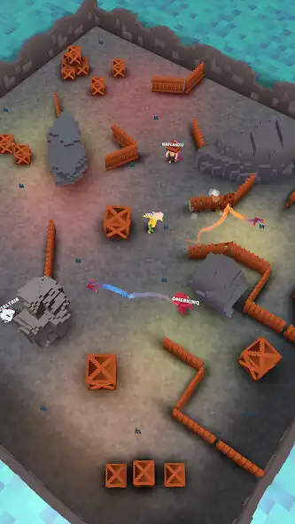 Play Boomerang Arena.io as an online game Boomerang Arena.io with UptoPlay