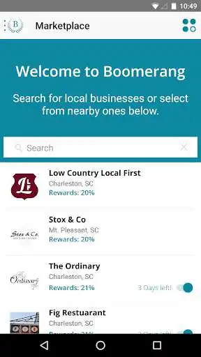 Play APK Boomerang Rewards  and enjoy Boomerang Rewards with UptoPlay com.redleafsoft.Boomerang