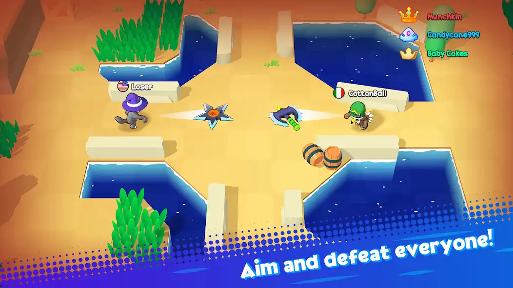 Play Boomerang War.io- Throw Game  and enjoy Boomerang War.io- Throw Game with UptoPlay