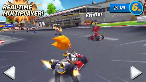 Play Boom Karts Multiplayer Racing  and enjoy Boom Karts Multiplayer Racing with UptoPlay