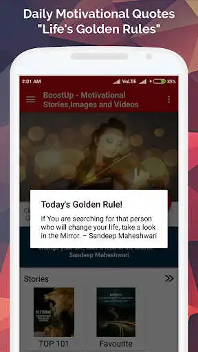Play BoostUp - Motivational Stories,Images and Videos  and enjoy BoostUp - Motivational Stories,Images and Videos with UptoPlay