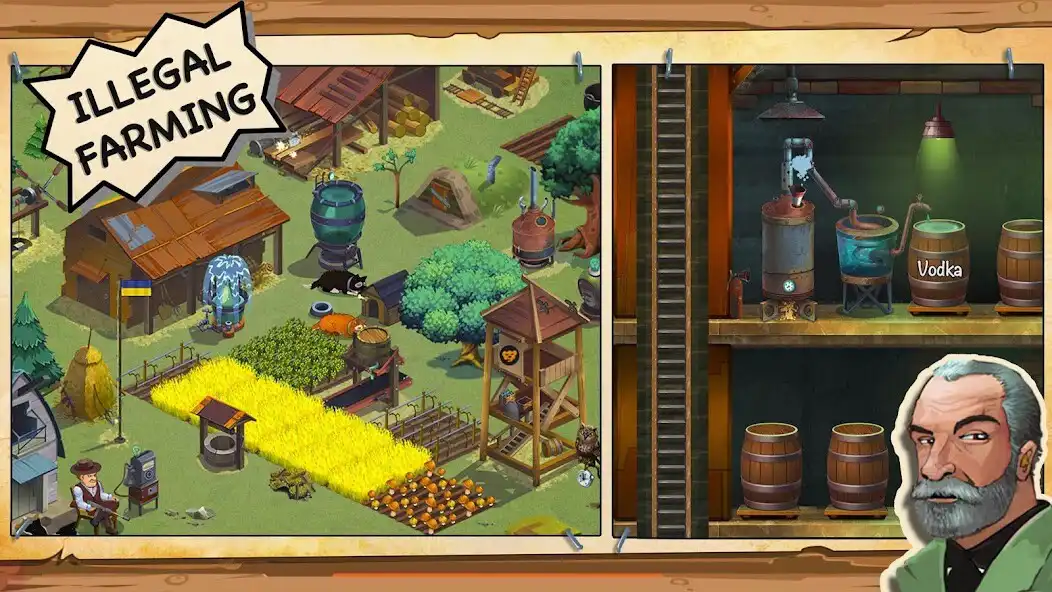 Play Bootleggers: Illegal Farm - Moonshine Mafia Game  and enjoy Bootleggers: Illegal Farm - Moonshine Mafia Game with UptoPlay