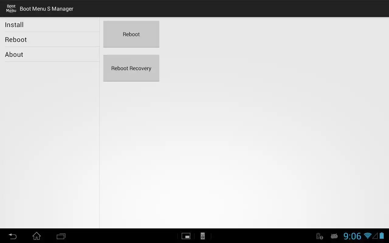Play Boot Menu S