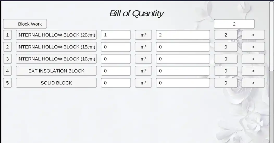 Play BOQ (Building Materials)  and enjoy BOQ (Building Materials) with UptoPlay